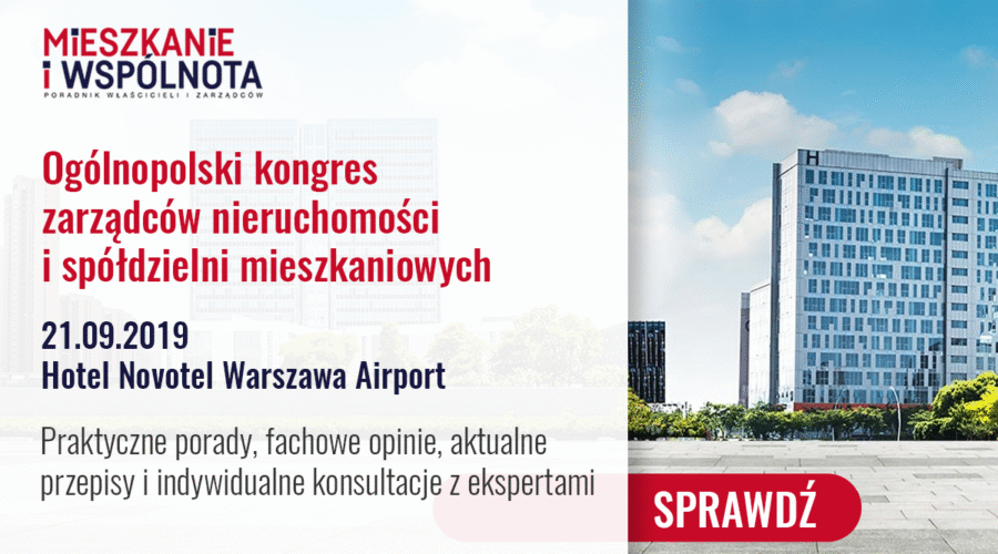 Program ogólnopolskiego kongresu zarządców nieruchomości i spółdzielni mieszkaniowych