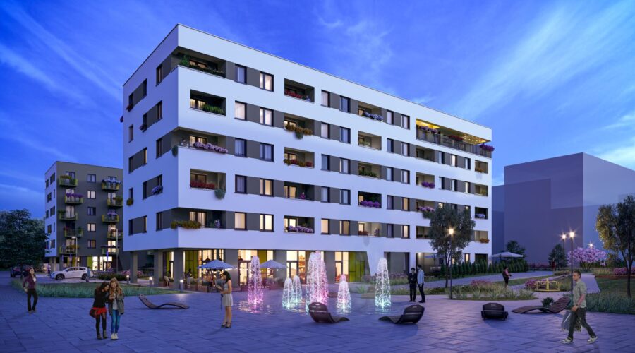 City Vibe, pierwsza inwestycja Nexity w Krakowie przy ul. Myśliwskiej 68
