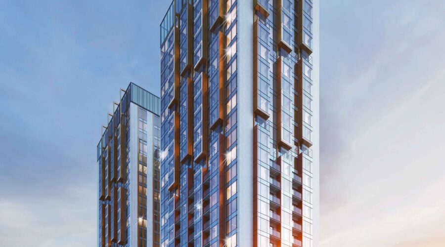 Rozpoczyna się budowa dwóch 95-metrowych wież Towarowa Towers położonych w zachodnim centrum miasta, przy ulicy Prostej w Warszawie