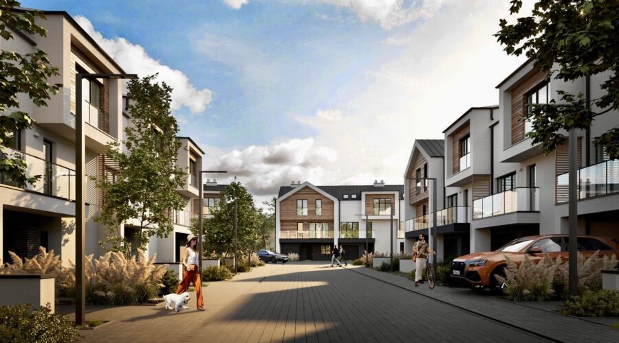 Budowa osiedla Garden Park Apartments między Starymi Babicami a Ożarowem Mazowieckim