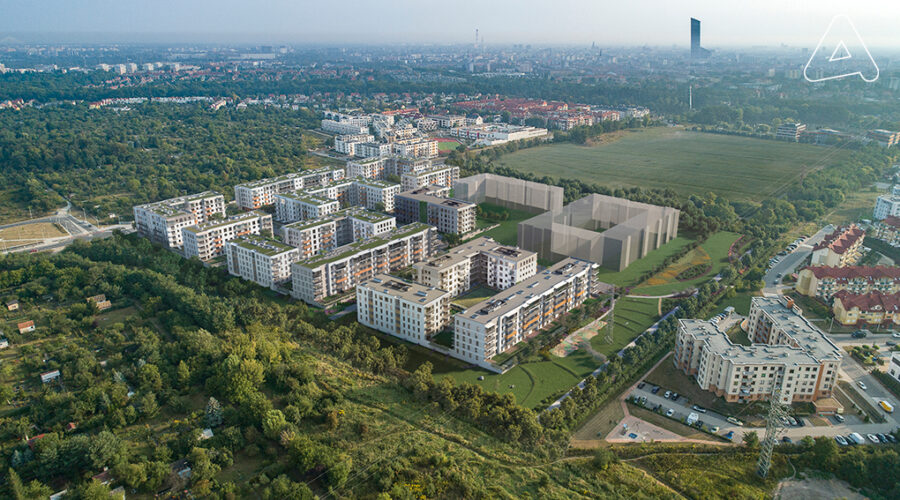 Osiedle Planty Racławickie we wrocławskiej dzielnicy Krzyki